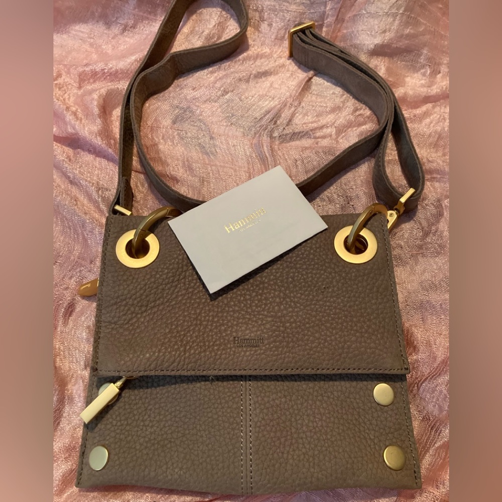 Hammit Small Leather Crossbody Bag